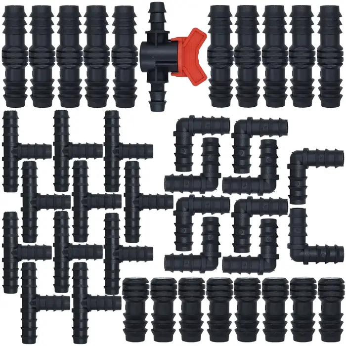 KESLA – raccords pour Irrigation goutte-à-goutte, 16mm, connecteurs, coude en t, capuchon d'accouple