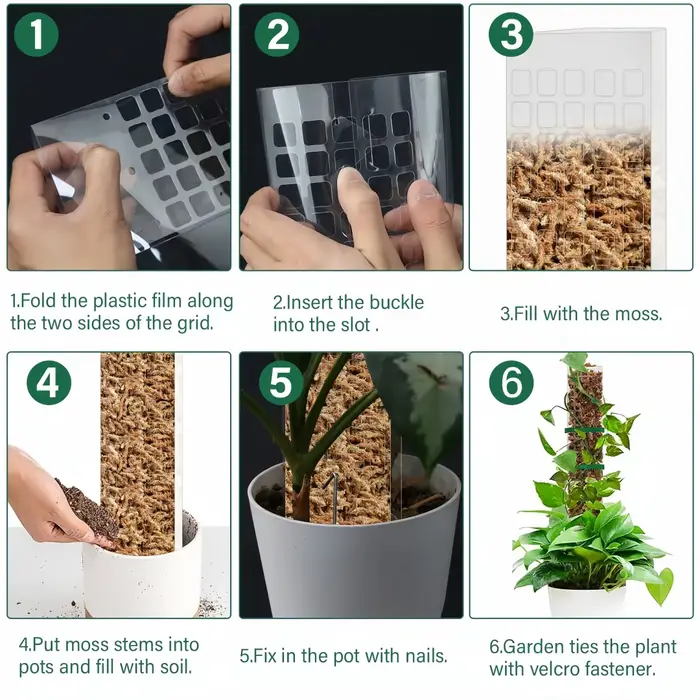 Support de plantes en plastique