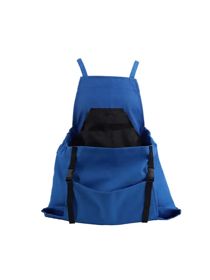 Tablier de jardinage d'extérieur avec grande poche – Sac de cueillette à dégagement rapide Tablier d