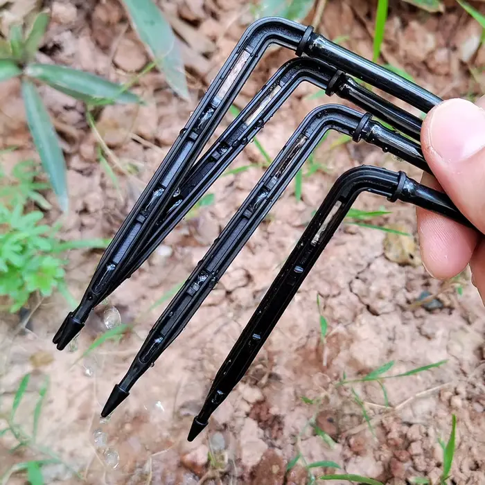 WUJIE D'irrigation Goutte À Goutte de Serre 4 voies 3/5mm Goutte À Goutte Flèche 2 voies Émetteur D'