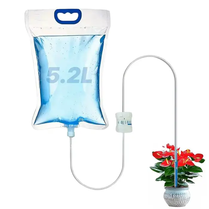 Sac d'arrosage automatique réglable pour jardinage, capacité de 5,2 L, système d'irrigation pour pla
