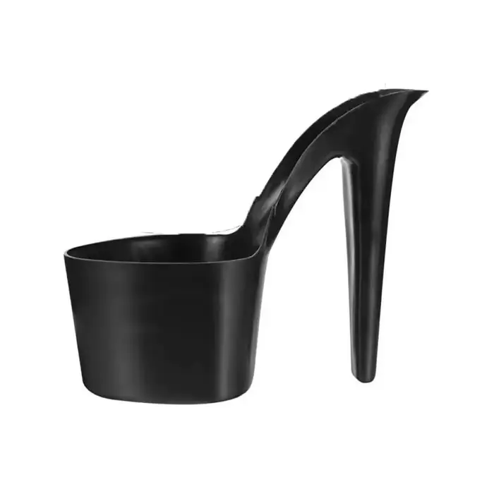 Pot de fleur en plastique en forme de chaussure à talon haut, pots de plantation, pots de jardinage 