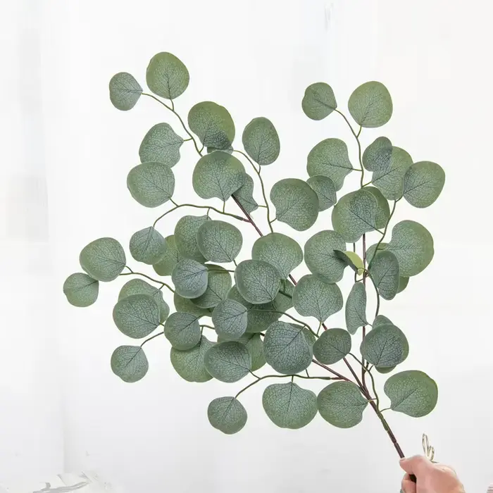 Plantes artificielles feuille d'eucalyptus vigne maison Vase mariage jardin saint valentin arc extér
