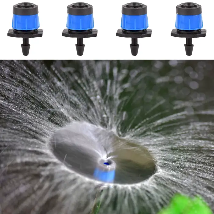 20/50 pièces jardin Micro arroseurs 360 degrés buse rotative Mini pulvérisation 4/7mm tuyau pour fle