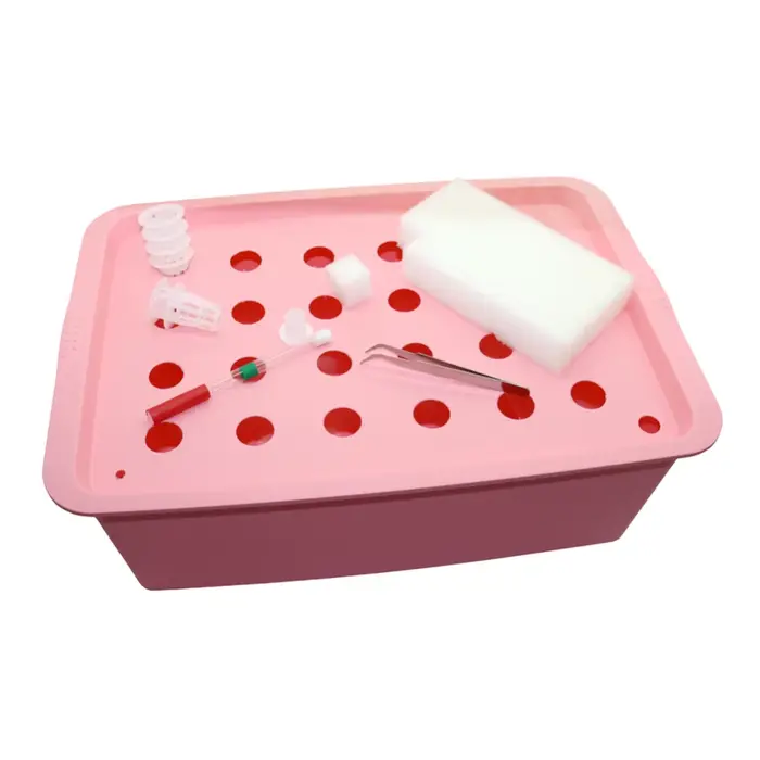 Kit hydroponique de Site de plantes à 24 trous, Pots de jardin, jardinières, Pots de semis, boîte de