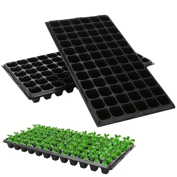 Plateau de pépinière 10-20 alvéoles, plateau de germination et de croissance pour serre, cour, pelou