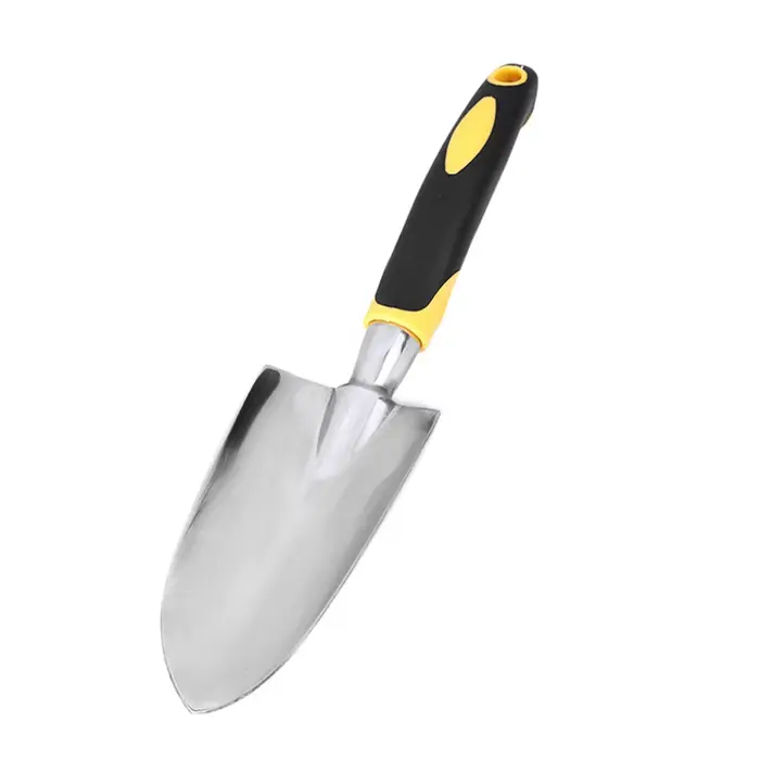 Petite pelle de jardinage en alliage pour plantes et fleurs, pelle à sol ample, désherbage, trous de