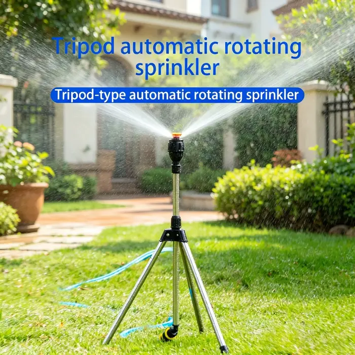 360 °   Kit d'arrosage rotatif pour jardin, système d'irrigation automatique pour pelouse, cour, pat
