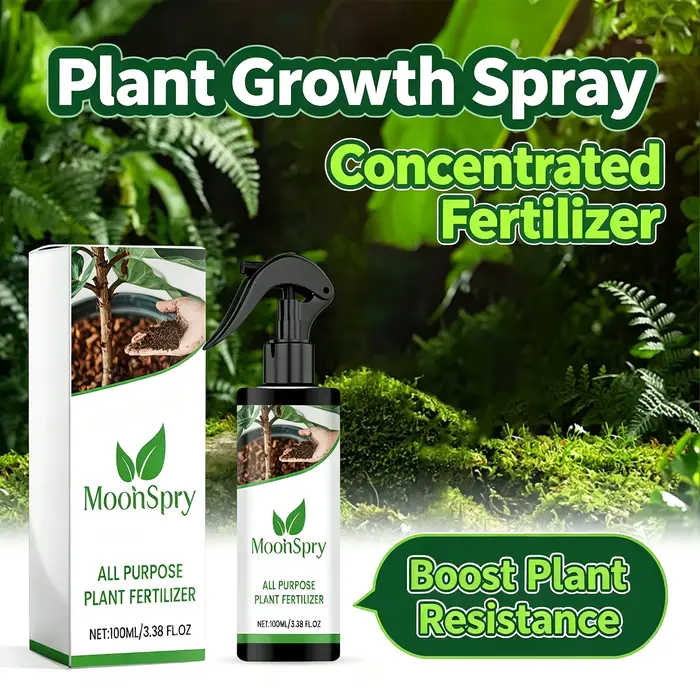 ​ Engrais concentré Moonspry pour fleurs, succulentes, plantes vertes, pelouses, renforce la résista