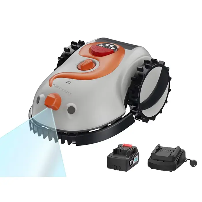 Robot tondeuse à gazon coupe gazon Robot intelligent sans fil de limite 4.0Ah batterie amovible capt