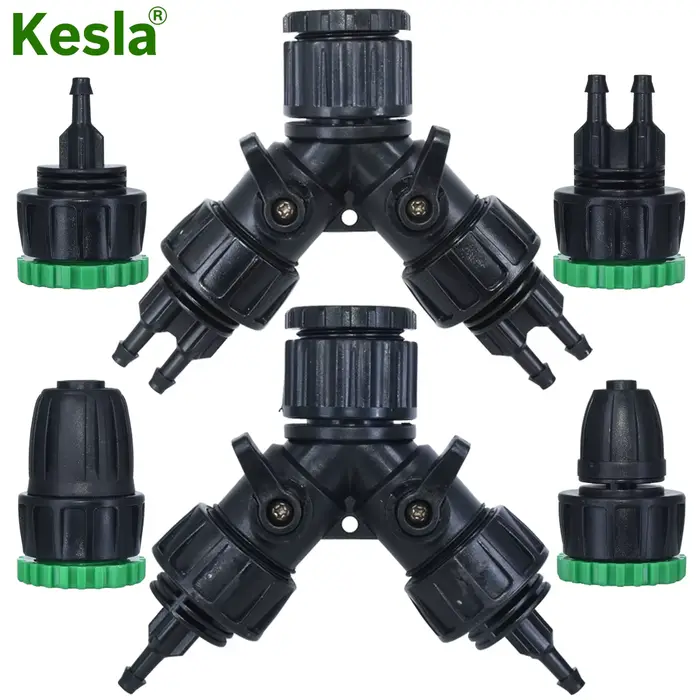KESLA Gardens robinet tuyau séparateur adaptateur connecteur 1/2 ''3/4'' à 1/4 ''3/8'' 1/2 ''16mm 8/