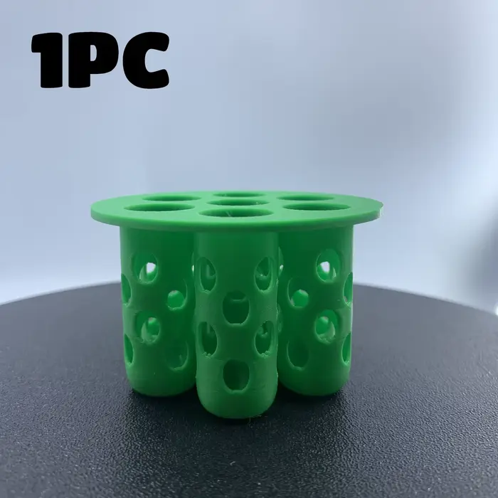 Lot de 2 pots de pépinière de jardin à 7 trous pour ail et oignon, moule hydroponique imprimé en 3D 