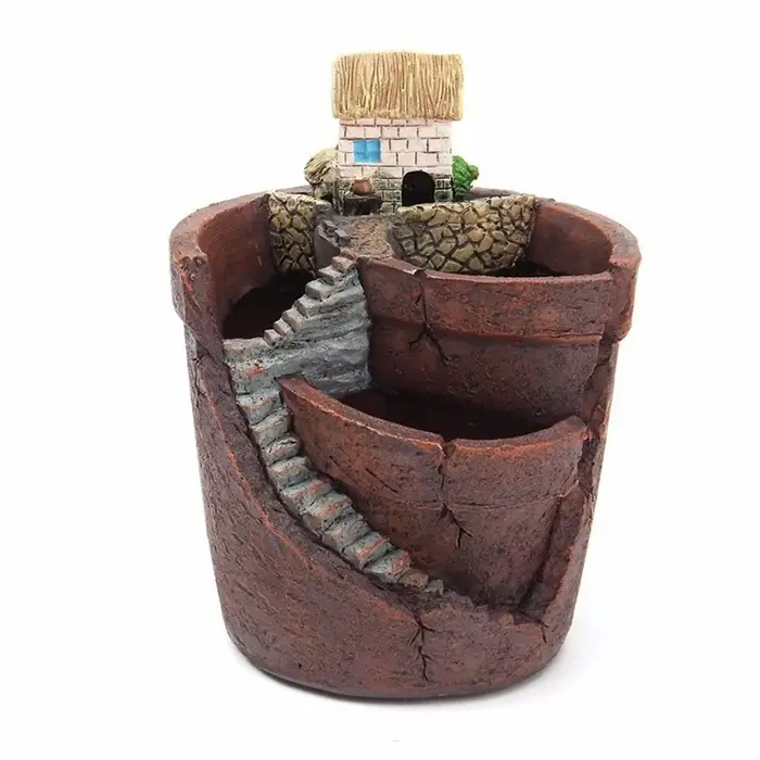 Pots de fleurs de bureau 9x12cm, vert, pour plantes, décoration intérieure, jardinière, jardin suspe
