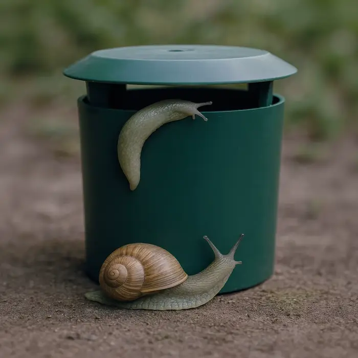 Boîte piège à escargots en plastique, maison à escargots, attrape-escargots pour jardin potager, cag