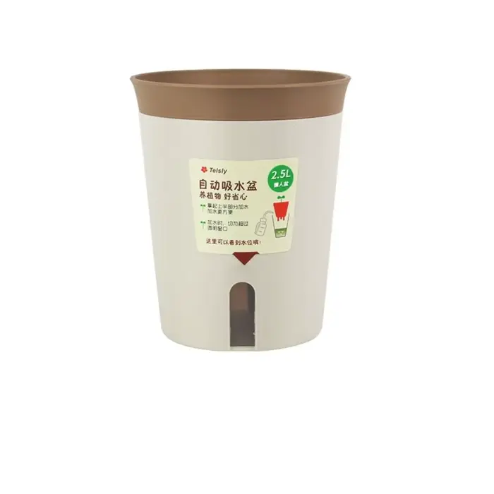Pot de fleur hydroponique paresseux, pot de fleurs absorbant l'eau, pot de plante succulente, jardin