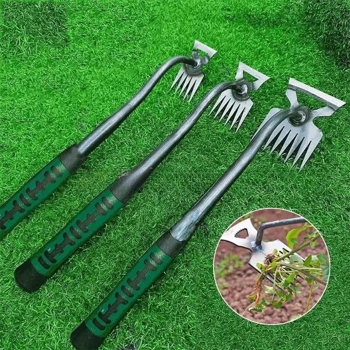 Outils de jardinage 2-en-1 : Pelle à désherber et à planter
