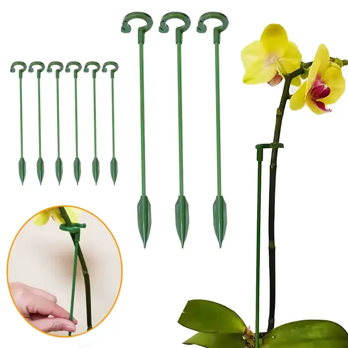 Supports de plantes en plastique, 2/5/10 pièces, Support de fleurs, outil de fixation de Protection 