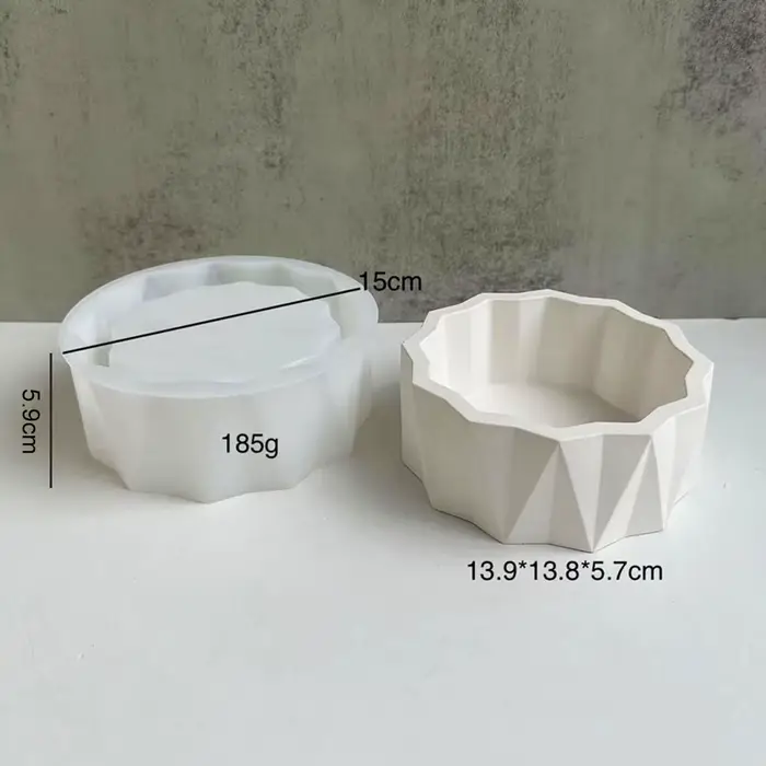 Moule en Silicone pour Pot de fleur amusant, bricolage, décoration de la maison, argile, béton, cime