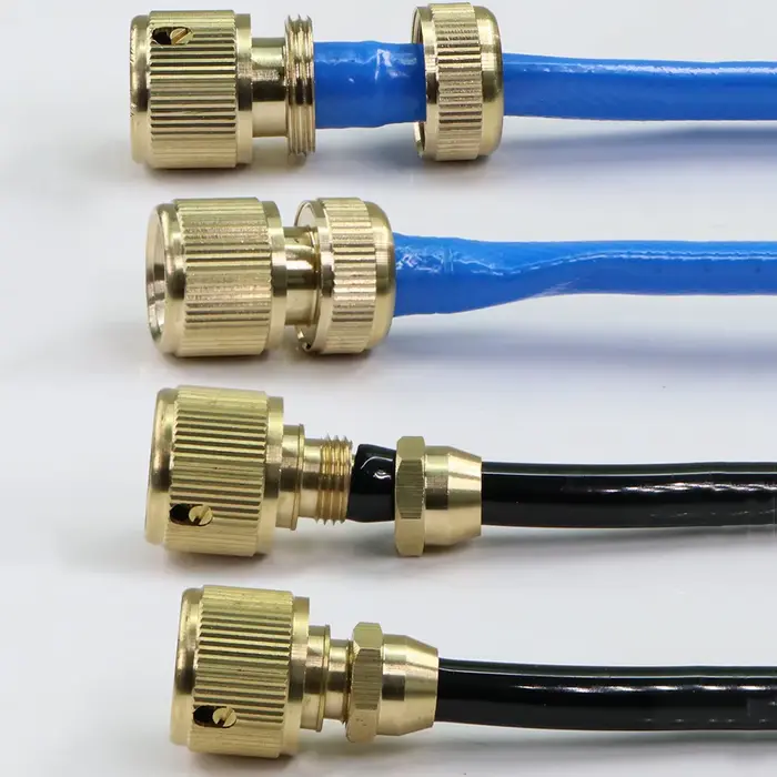 Adaptateur de tuyau en laiton, connecteur rapide, tube d'irrigation, joint de réparation allergique,