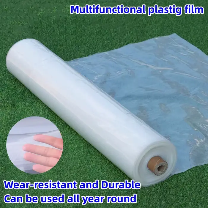 Optique-Film plastique transparent pour plantes succulentes de jardin, gril étanche à la pluie, gard