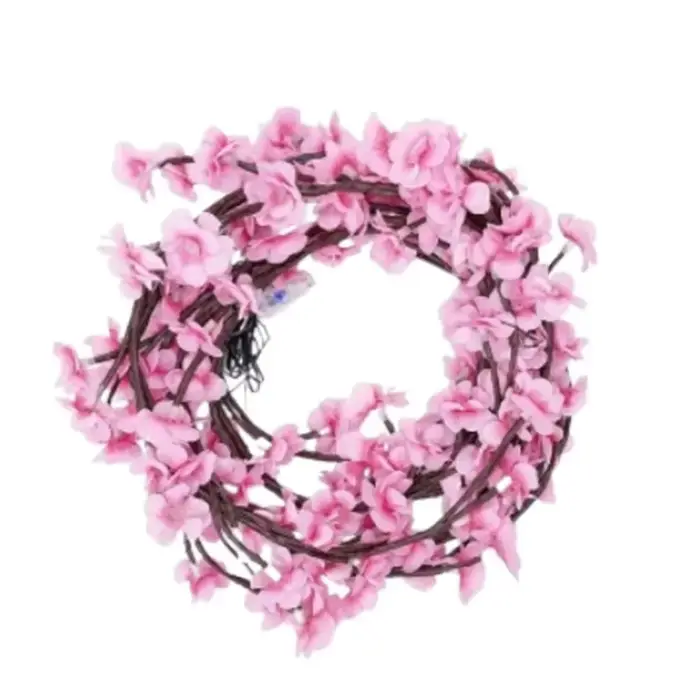 Cerise LED branche d'arbre lumières pour mur fleur de cerisier saule vigne brindille décor guirlande