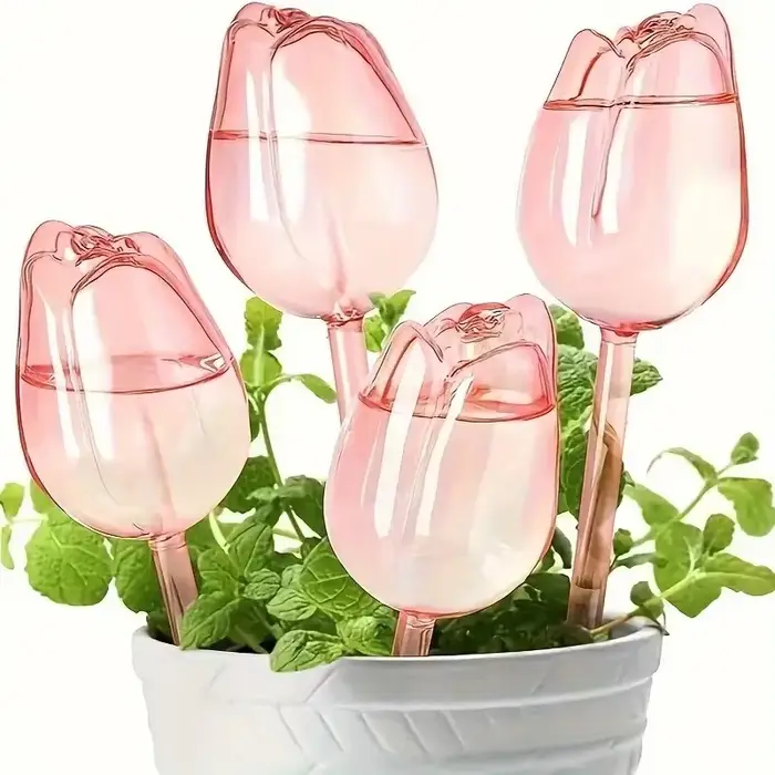 Globes d'arrosage tulipes pour plantes – Système d'arrosage automatique, libération lente pour plant