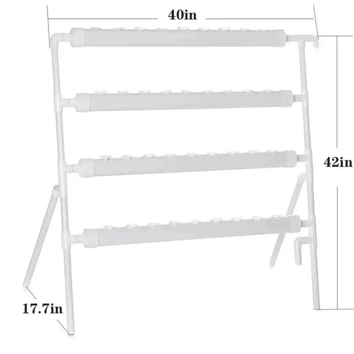 Kit de culture hydroponique pour plantes à 36 sols, pots de pépinière, culture antiparasitaire sans 