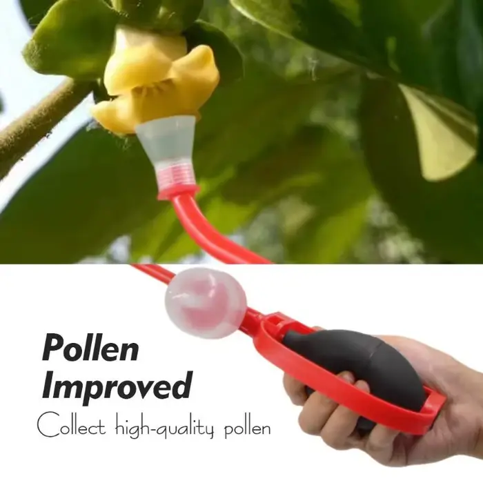 Pulvérisateur de poudre portatif de pollinateur manuel de tomate de couleur aléatoire plumeau professionnel Long poteau jardin pour poire Kiwi concombre arbre