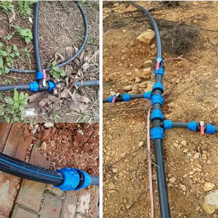 Séparateur d'eau du robinet en PVC PE, 20/25/32/40/50mm, connecteur de Valve rapide en plastique, ra