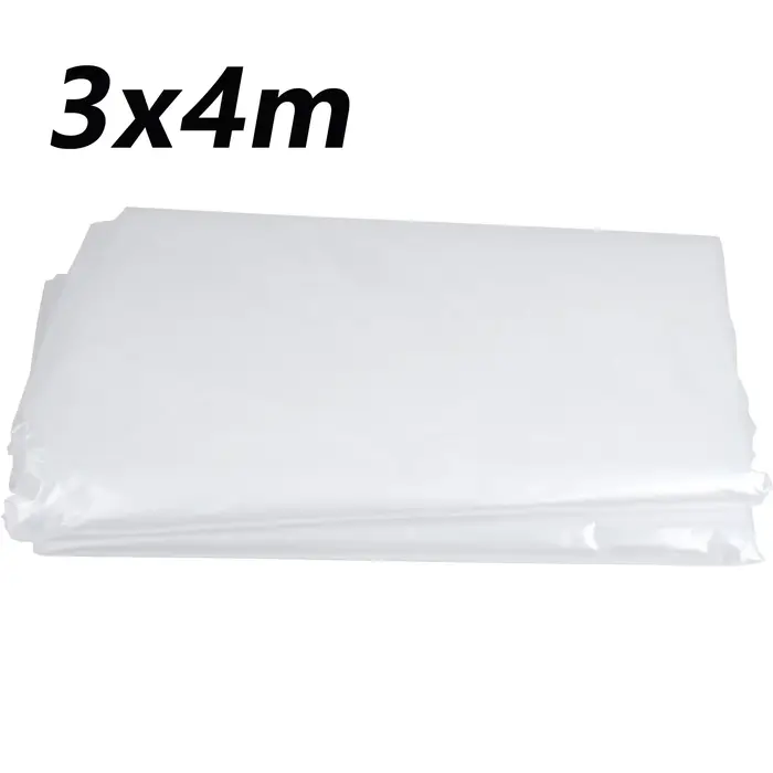 Protection contre le froid pour plantes, feuille de plastique transparent en polyéthylène, couvertur