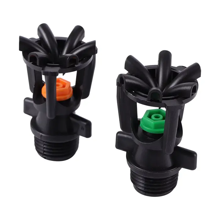 Arroseur rotatif pour pelouse de jardin 1/2 "buse de diffusion à filetage mâle 360 degrés arrosage a