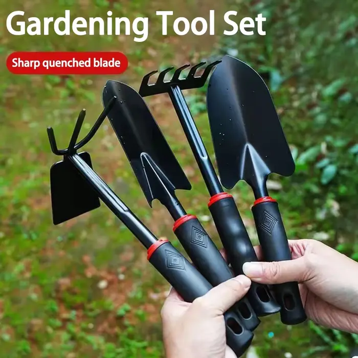 Pelle de jardinage, ensemble de quatre petites pelles, outils de jardinage pour légumes, outils de j
