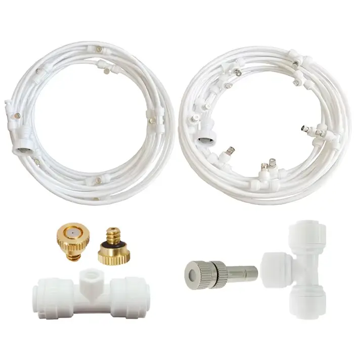 Pulvérisateur d'eau nébuliseur extérieur, atomiseur pour lit de jardin, Patio, terrasse, système de 