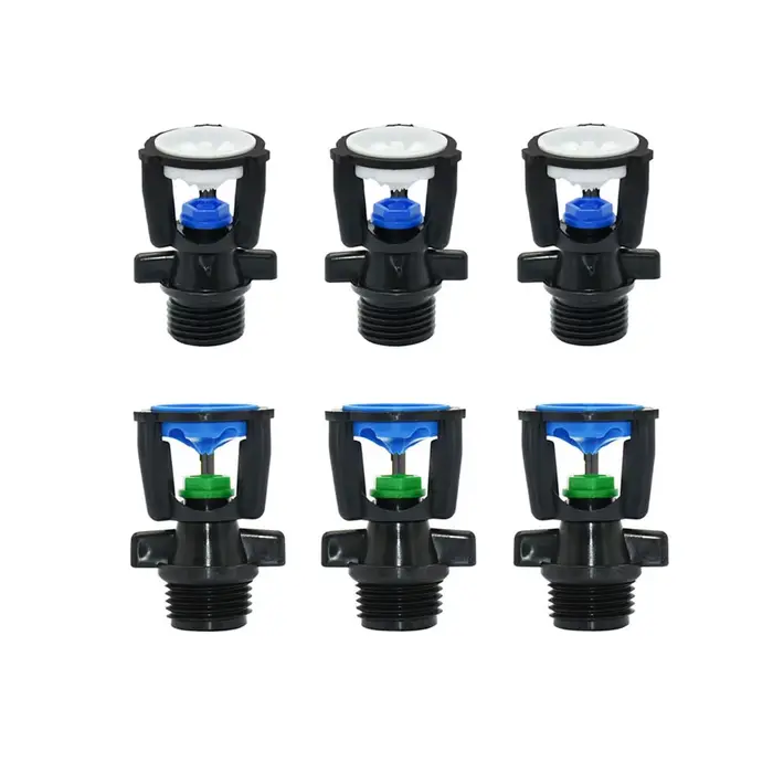 Arroseur rotatif de jardin avec support de buse, arrosage et d'argile de la pelouse de la ferme, fil