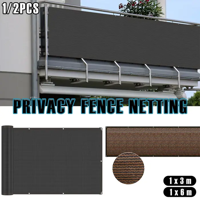 Filet de clôture de confidentialité pour balcon, couverture d'ombrage en maille respirante pour abri