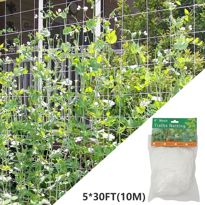 Filet d'escalade pour plantes de jardin, 10M, treillis en Polyester Durable, Support pour plantes de
