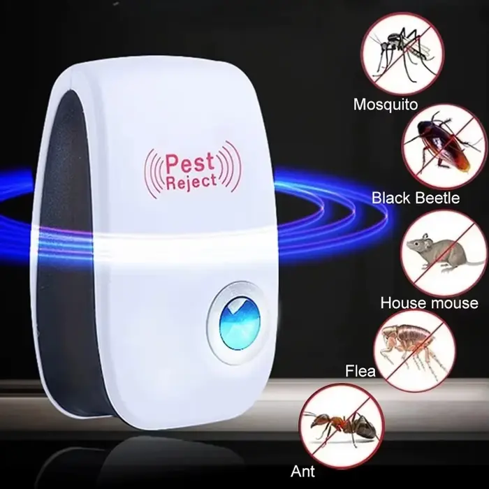 Répulsif Électronique Anti-Nuisibles 2026 Amélioré, Ultrasonique, à Brancher, pour Souris, Moustique