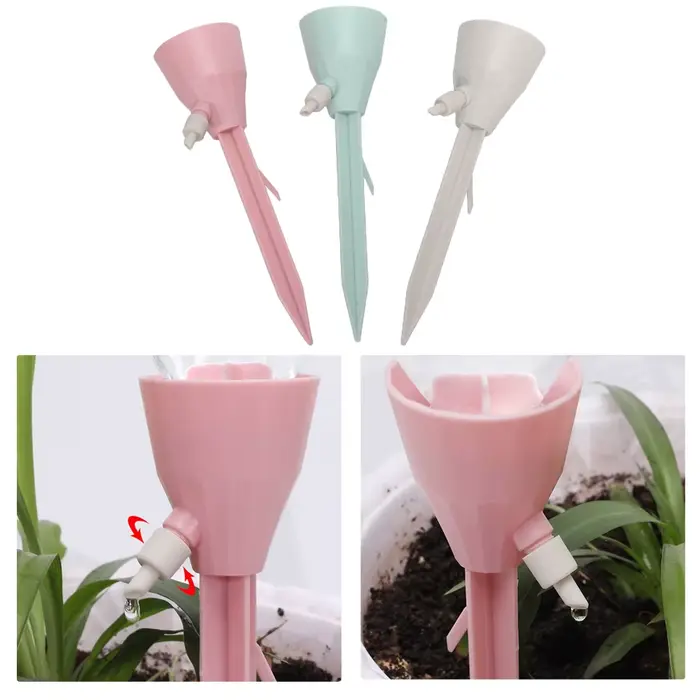 Accessoires de goutteur de Pot de fleur de plante, Gadget d'irrigation goutte-à-goutte automatique d
