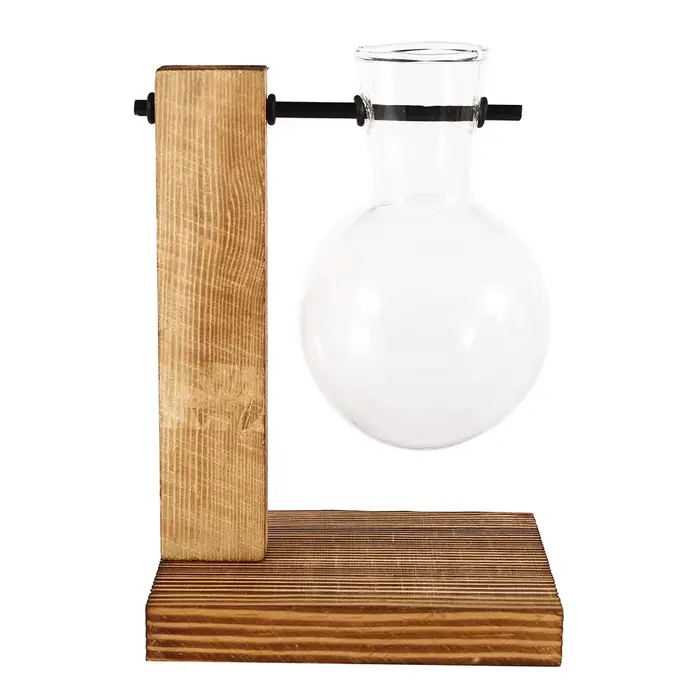 Vase en verre pour plantes de bureau, stations de propagation de plantes, terrarium pour plantes d'i