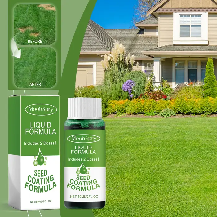 Système de plantation de prairie nutritif pour pelouse liquide, liquide rapide, Patch pour pelouse v