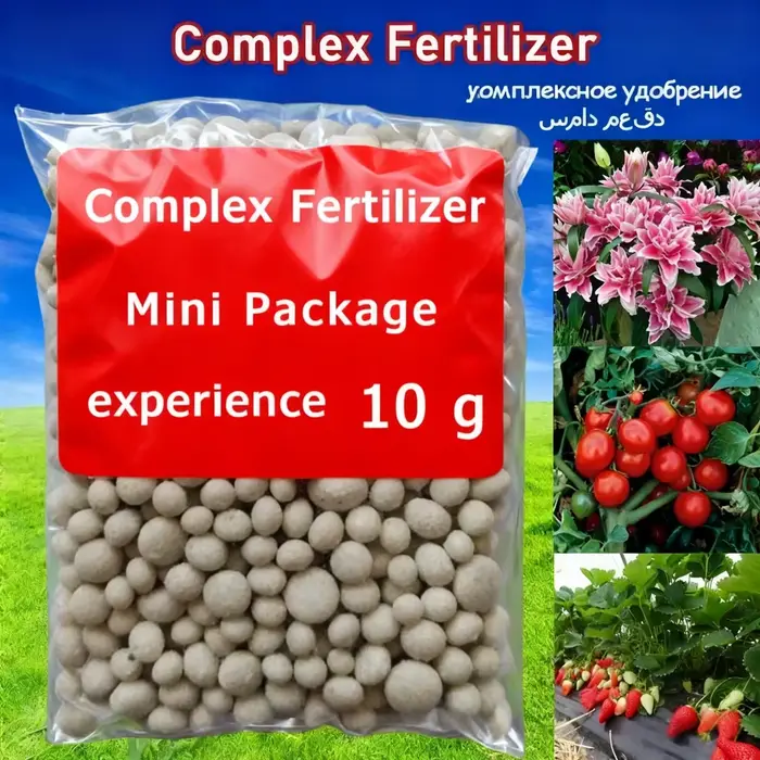 Engrais Complexe NPK 10 g (Azote-Phosphate-Potassium) – Mini Paquet – Usage Sûr et Non Polluant – Al