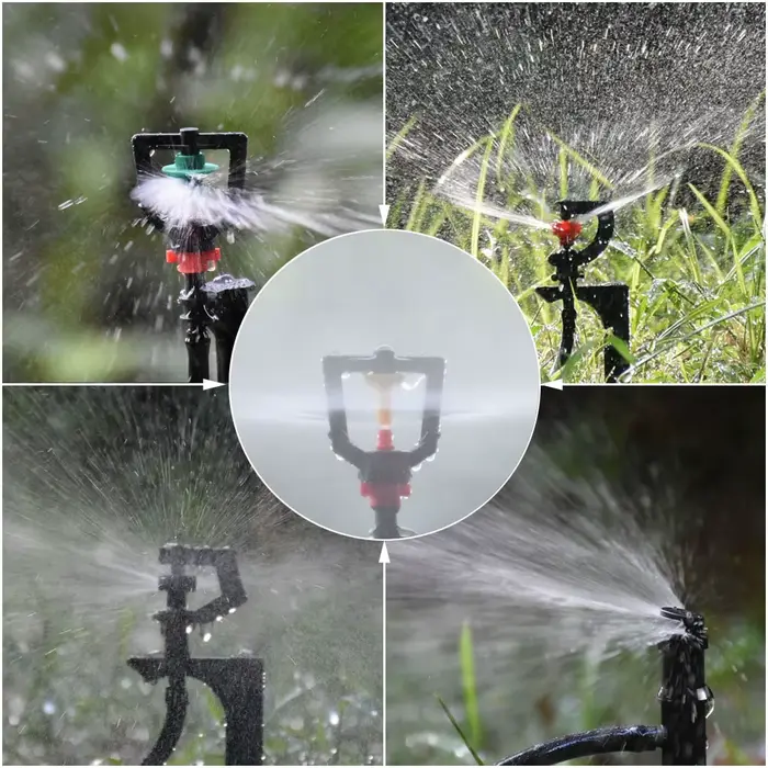 Micro arroseur d'irrigation à effet de serre, Buse de brouillard de Louvain, Connecteur fileté barbe