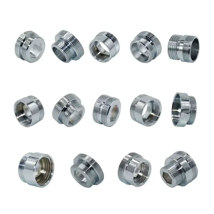 Connecteur de filetage en laiton 1/2 "M16 M17 M18 M19 M20 M22 M24 M28 M32, mâle femelle pour barbote