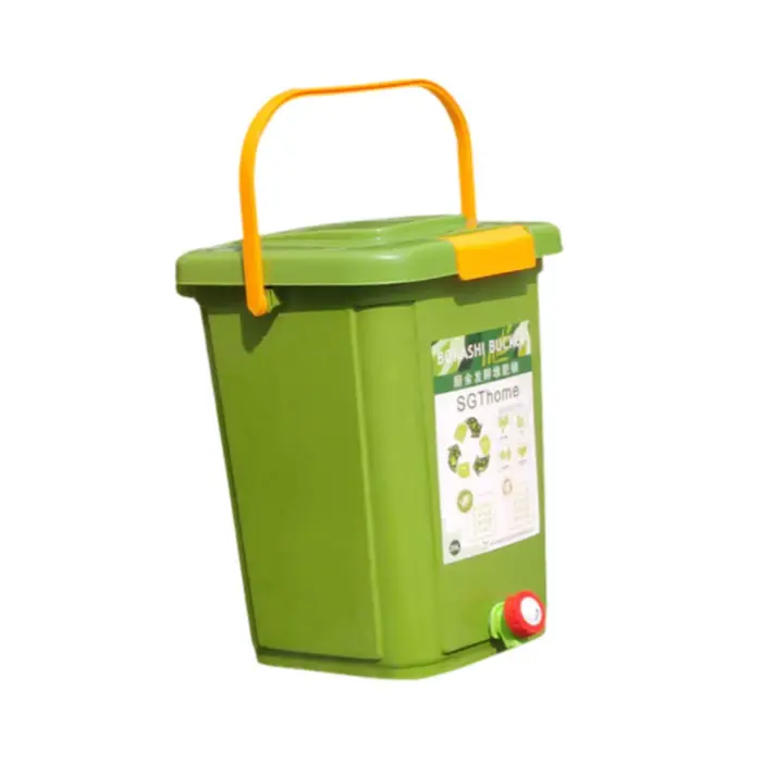 Bac à compost de compost de comptage scellé, seau pour déchets alimentaires de cuisine et de cour