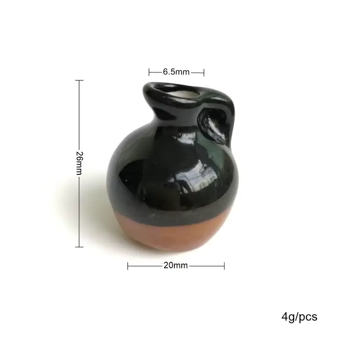 Mini Pot de fleur Miniature, 1 pièce, décoration de jardin féerique, maisons artisanales, Micro amén