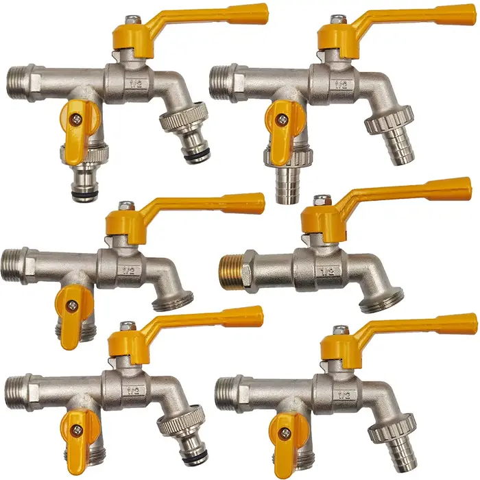 Adaptateur de robinet de tuyau d'arrosage, connecteur de réservoir d'eau IBC 1/2 pouces, Irrigation 