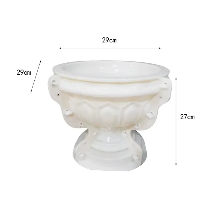 Pot de fleurs européen, moule de table, artisanat de bricolage, béton, ciment, planteur, fabrication