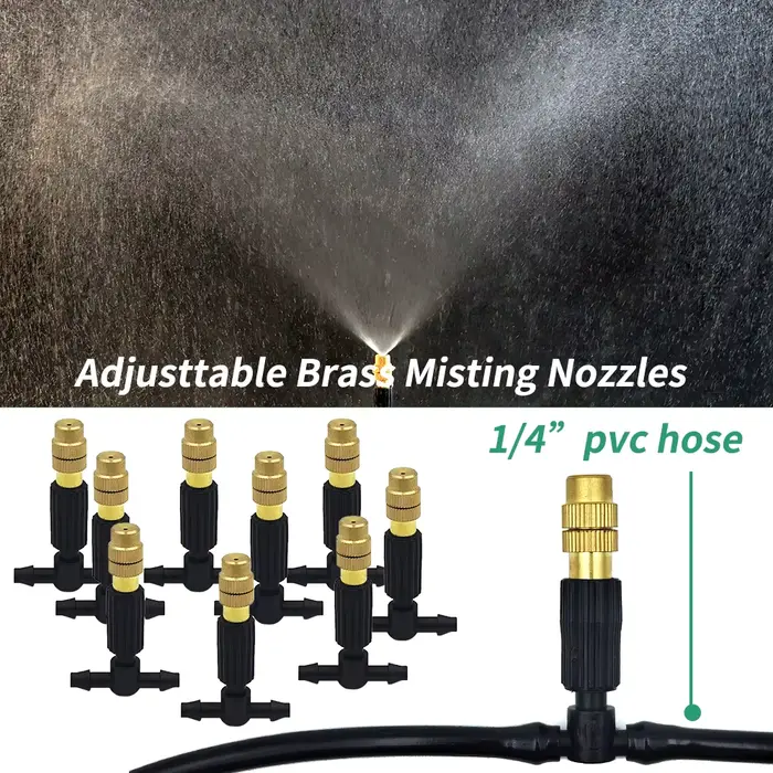 WUJIE 5M-30M système de refroidissement par brumisation extérieure d'irrigation de jardin arrosage 1