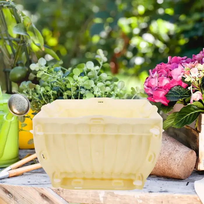 Moule épaissi pour pot de fleurs en plastique, pour pot de béton DIY, pot à bonsaï, moulage artisana