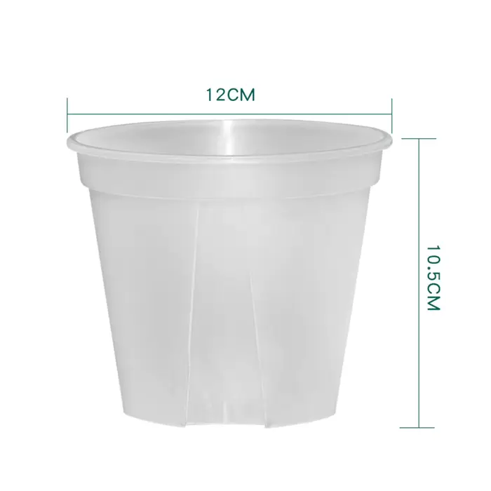 Pots d'orchidées en plastique transparent avec trous, pot de fleur transparent, plantes succulentes,